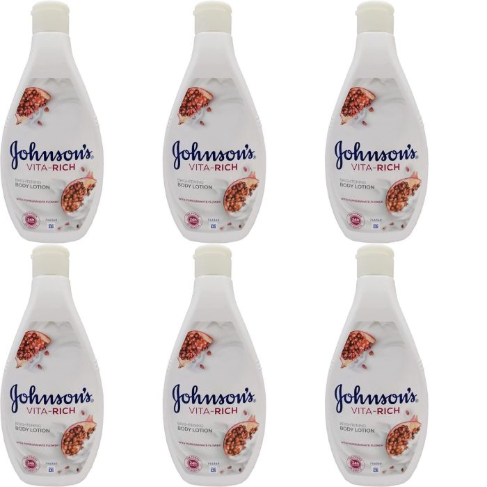 Johnsons Vita-Rich Brightening Body Lotion 400ml - Pack of 6