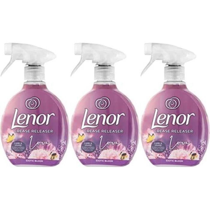 Lenor Crease Releaser Exotic Bloom 500ml - Pack of 3