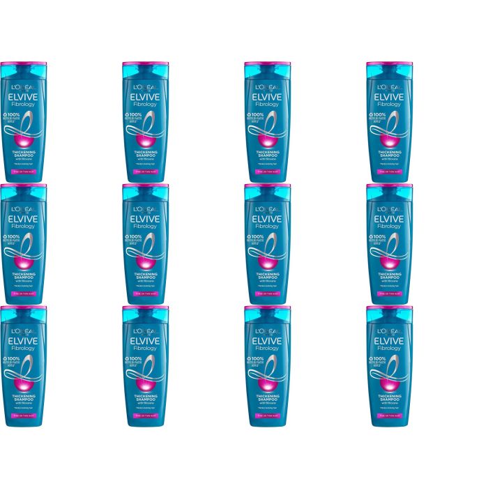 L'Oreal Elvive Fibrology Thickening Shampoo 250ml - Pack of 12