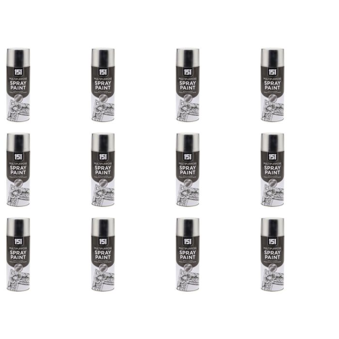 151 Chrome Gloss Finish Multipurpose Spray Paint 400ML - Pack of 12