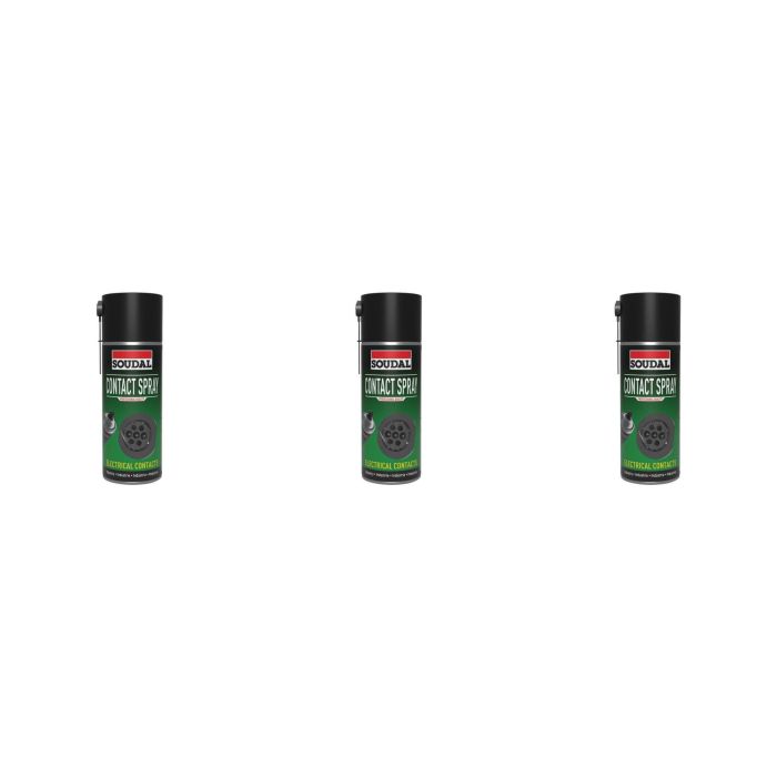 Soudal Contact Spray 400ml - Pack of 3