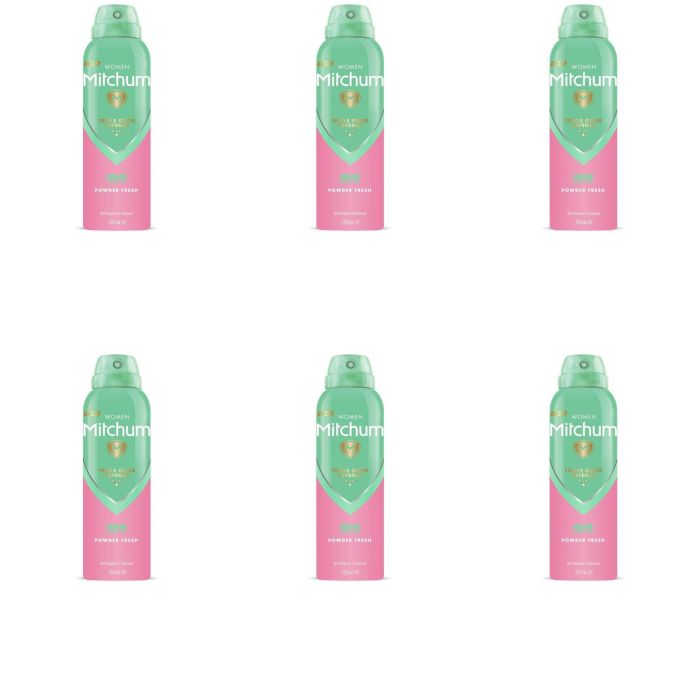 Mitchum Powder Fresh Deodorant 150ml - Pack of 6