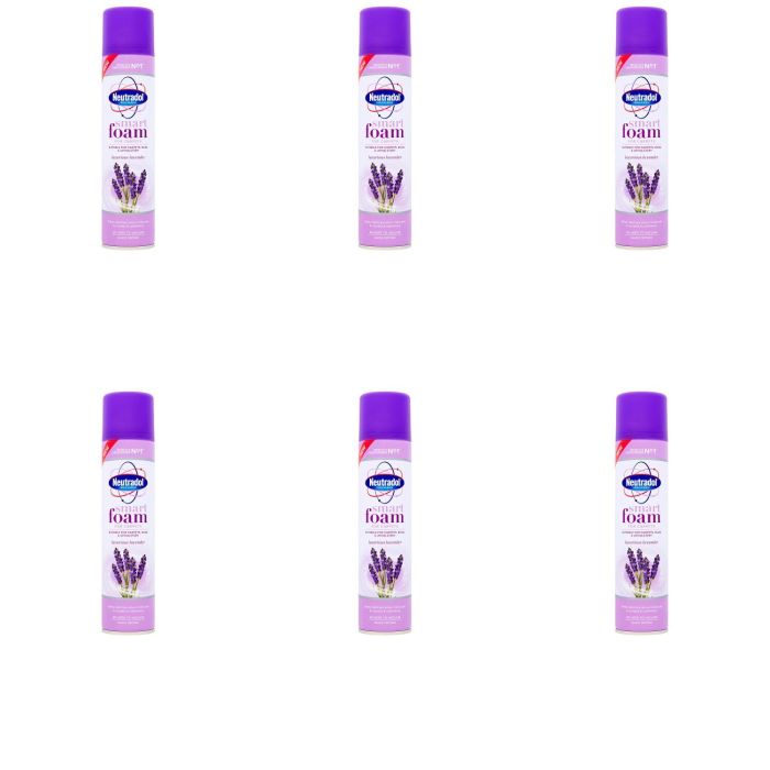 Neutradol Smart Foam Carpet Deodorant Lavender 300ml - Pack of 6