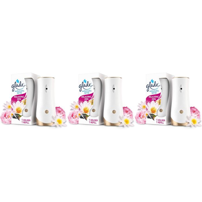 Glade Automatic Spray Holder Relaxing Zen - Pack of 3