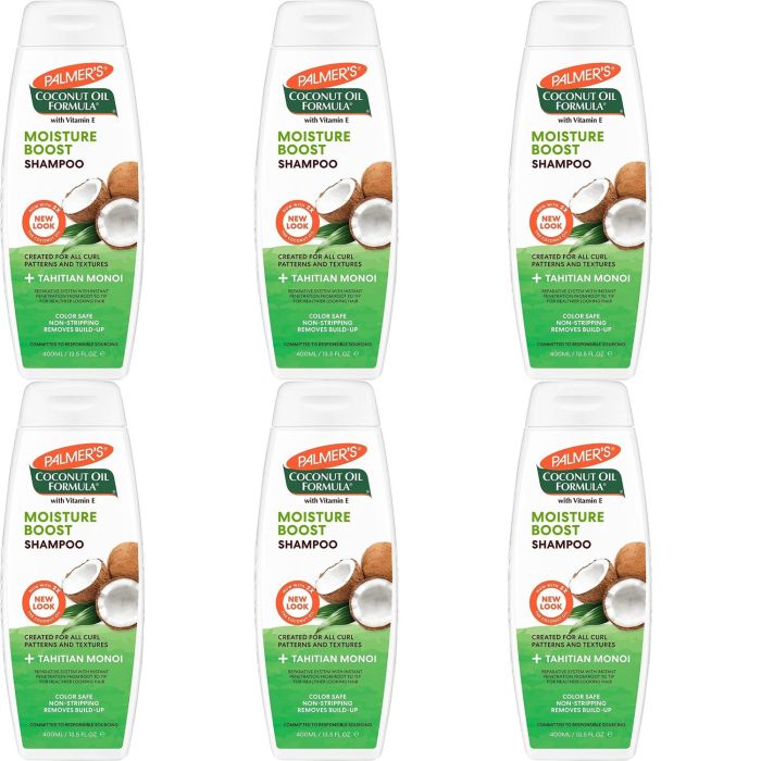 Palmer's Coconut Oil Formula Moisture Boost Shampoo 400ML - Pack of 6