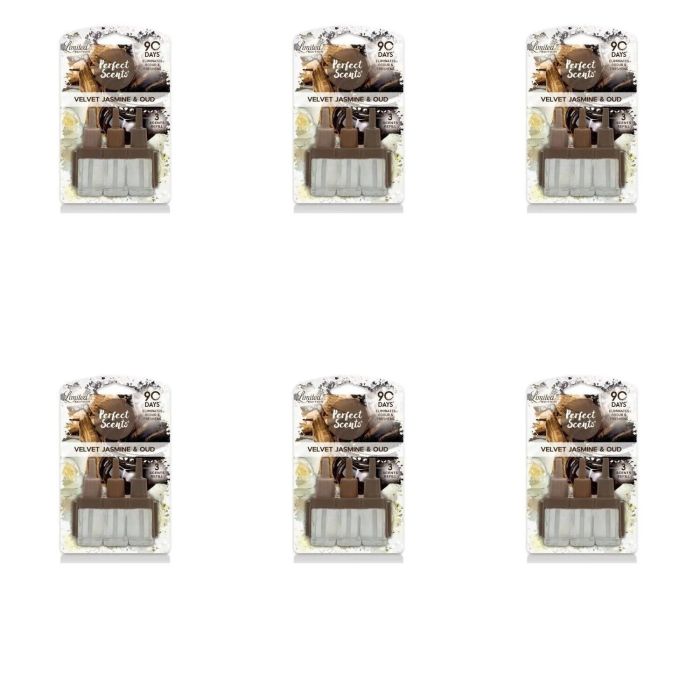 Perfect Scents Velvet Jasmine & Oud Refill 20ml - Pack of 6