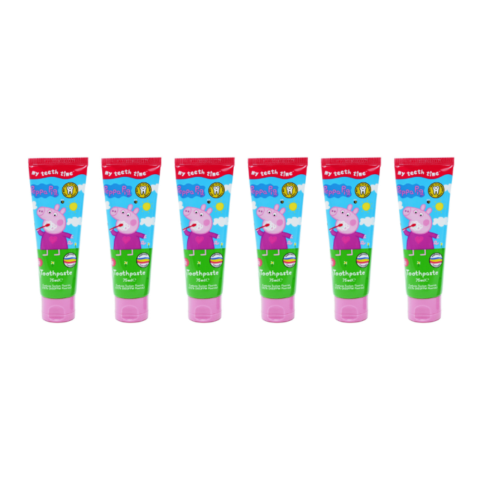 Peppa Pig Toothpaste 75ml - Pack of 6