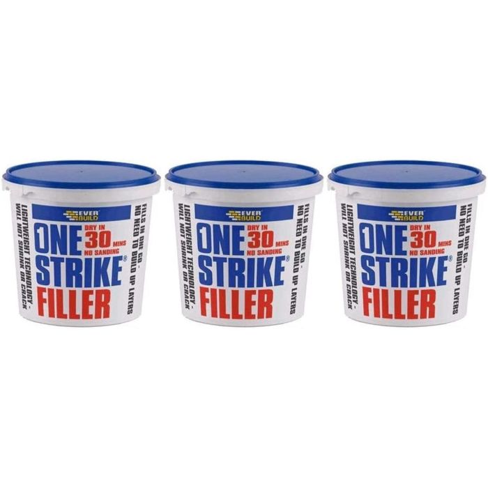 Everbuild One Strike Filler 250ml - Pack of 3