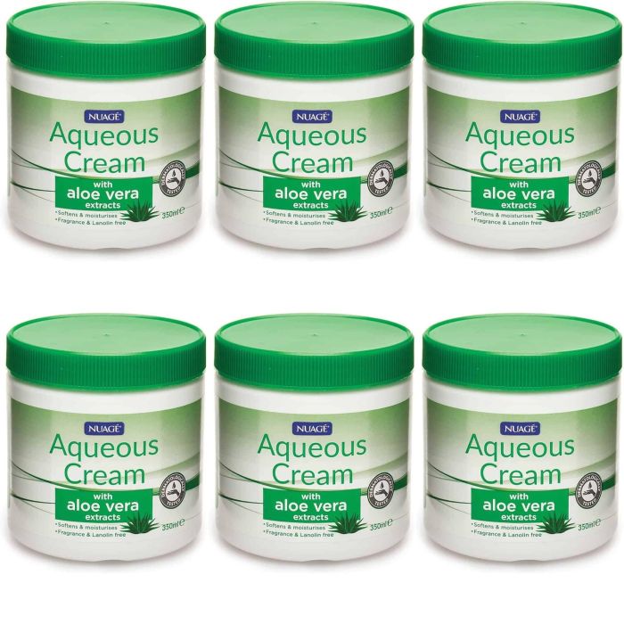 Nuage Aqueous Cream With Aloe Vera Extracts 350ml - Pack of 6