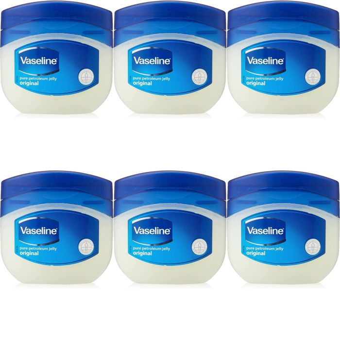 Vaseline Original Pure Petroleum Jelly 50ml - Pack of 6
