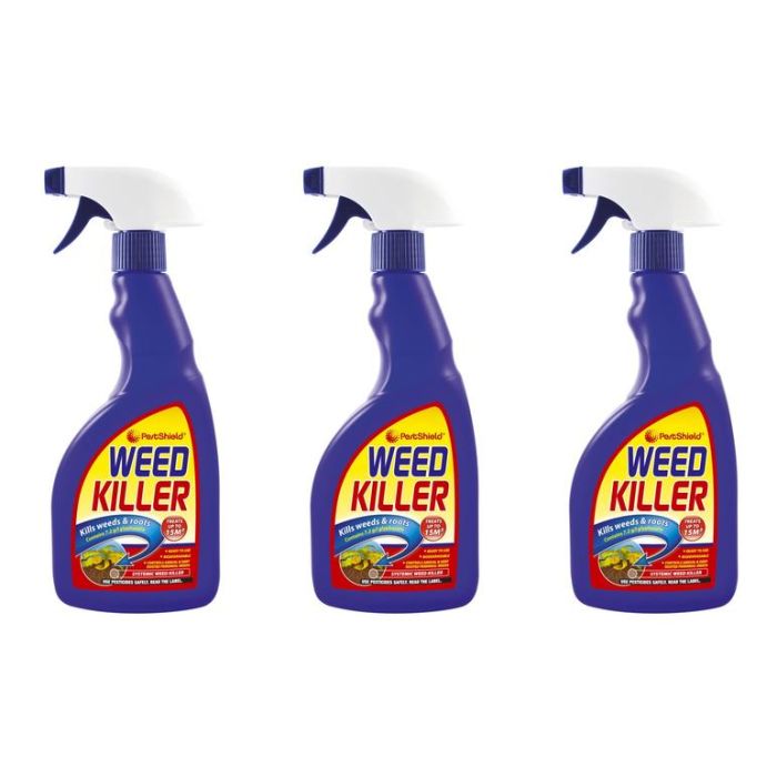 Pestshield Weed Killer 500ml - Pack of 3