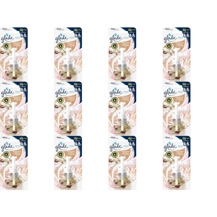 Glade Electric Plug In Scented Oil Refill Vanilla Blossom 20ml - Pack of 12