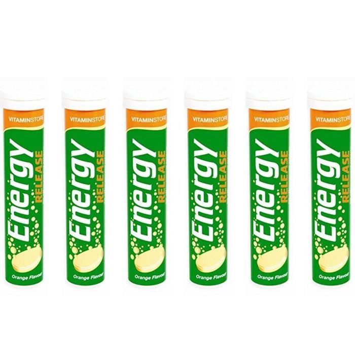 Stalwart Energy Release Tablets Orange Flavor 20 Tab - Pack of 6
