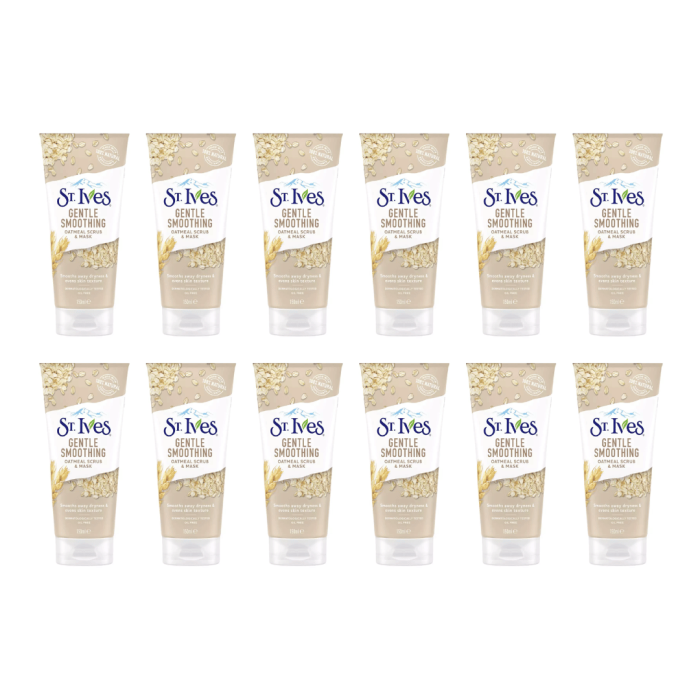 St. Ives Scrub Oatmeal Facial Mask 150ml - Pack of 12