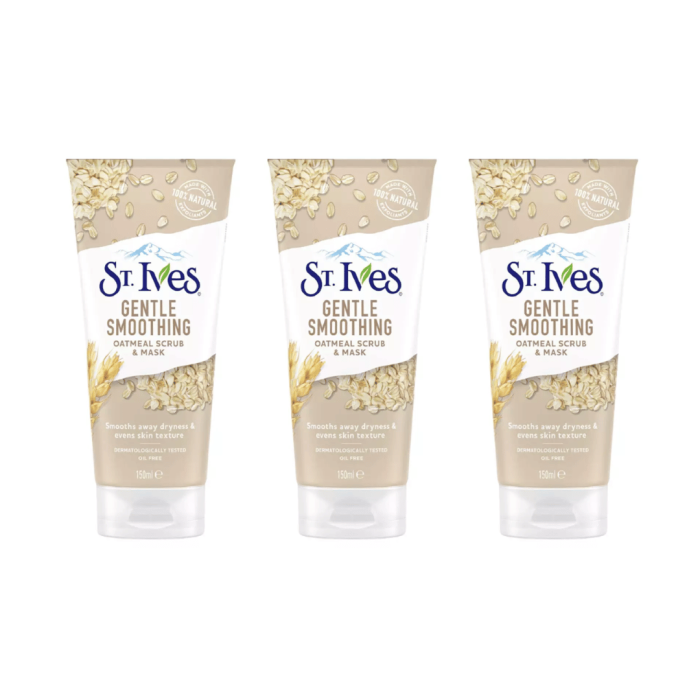 St. Ives Scrub Oatmeal Facial Mask 150ml - Pack of 3