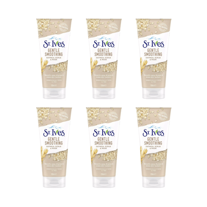 St. Ives Scrub Oatmeal Facial Mask 150ml - Pack of 6