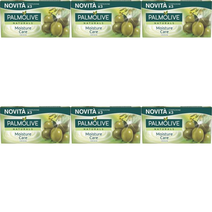 Palmolive Naturals Moisture Care Bar Soap 3x90g - Pack of 6