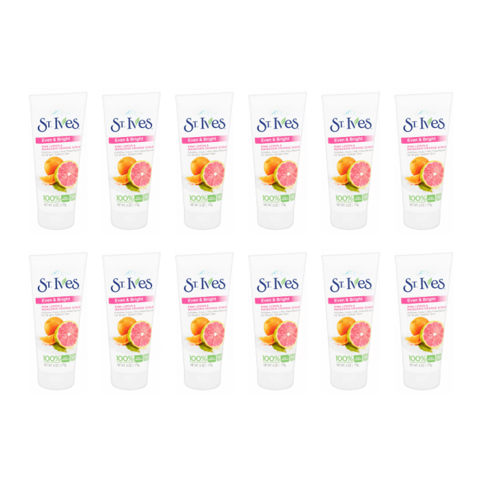 St. Ives Radiant Skin Scrub Pink Lemon Mandarin Orange 150ML