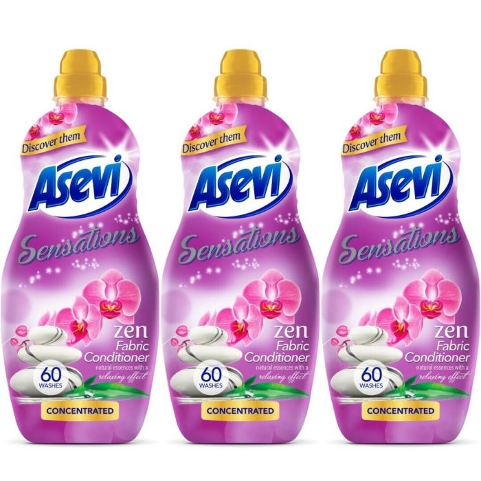 Asevi Sensations Zen Fabric Conditioner Liquid 60 Washes 1320ml
