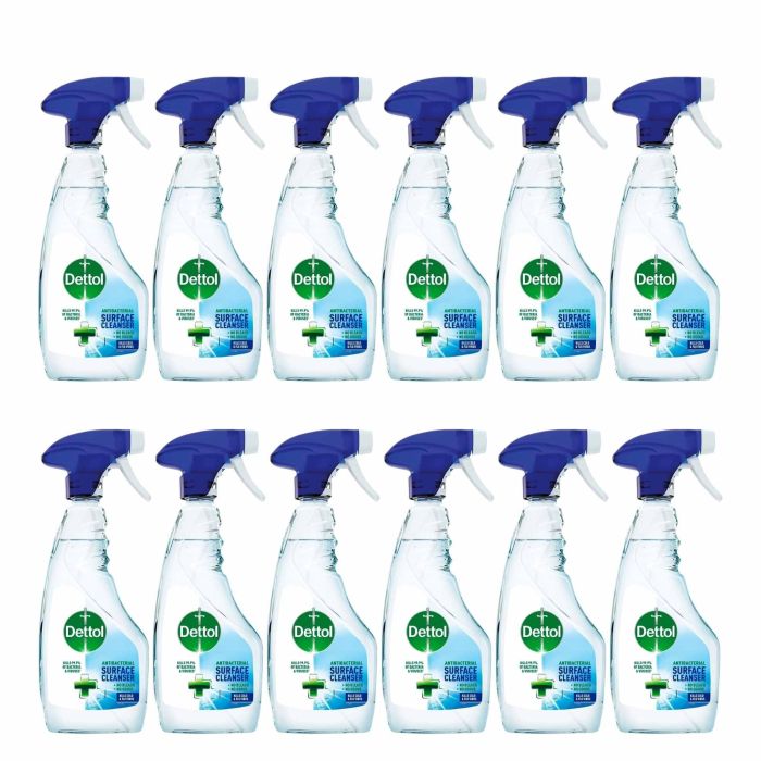 Dettol Surface Cleanser Antibacterial Spray 750ml - Pack of 12