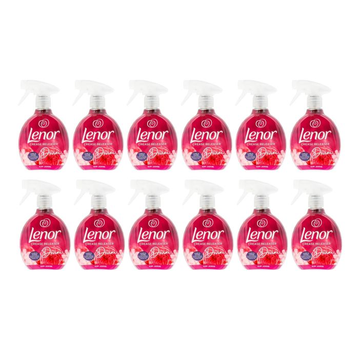 Lenor Crease Releaser Spray Divine Ruby Jasmine 500ml - Pack of 12