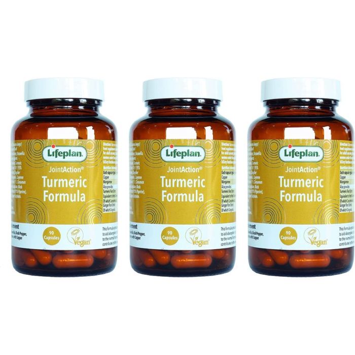 Lifeplan Joint Action Turmeric Formula 90 Capsules - Pack of 3