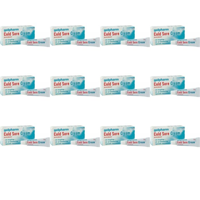 Galpharm Cold Sore Cream - Pack of 12