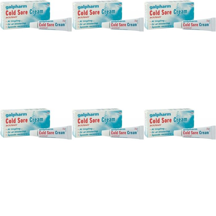 Galpharm Cold Sore Cream - Pack of 6