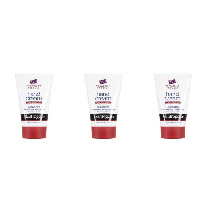 Neutrogena Norwegian Formula Unscented Hand Cream 50ml - Pack of 3