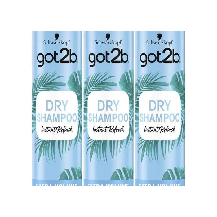Schwarzkopf got2b Fresh It Up Dry Shampoo Extra Volume 200ml - Pack of 3