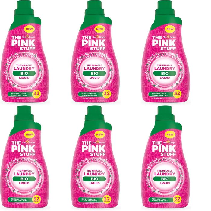Stardrops The Pink Stuff Bio Laundry Liquid 960ml - Pack of 6