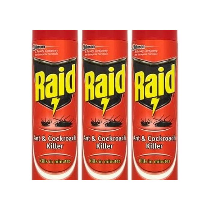 Raid Ant & Cockroach Killer Spray 300ML - Pack of 3