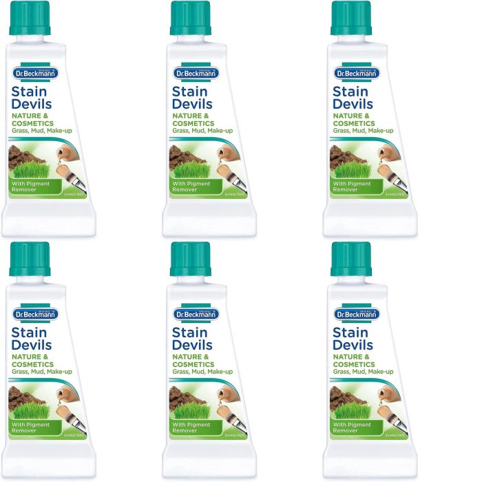 Dr Beckmann Stain Devils Nature & Cosmetics Liquid Stain Remover 50ML - Pack of 6