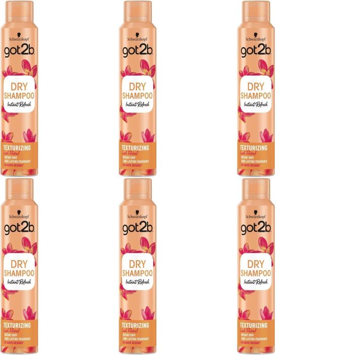 Schwarzkopf got2b Fresh It Instant refresh Up Dry Shampoo 200ml - Pack of 6