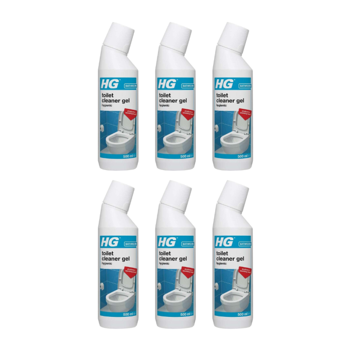 HG Toilet Cleaner Hygienic 500ml - Pack of 6