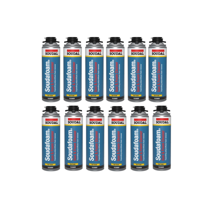 Soudal Soudafoam Gun & Foam cleaner 500ml - Pack of 12