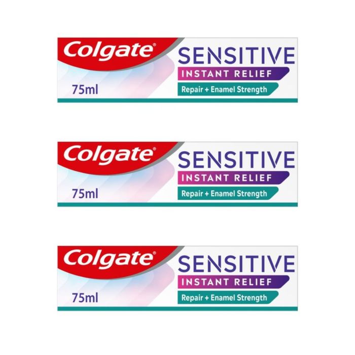 Colgate Sensitive Instant Relief Enamel Repair Toothpaste 75 ml - Pack of 3