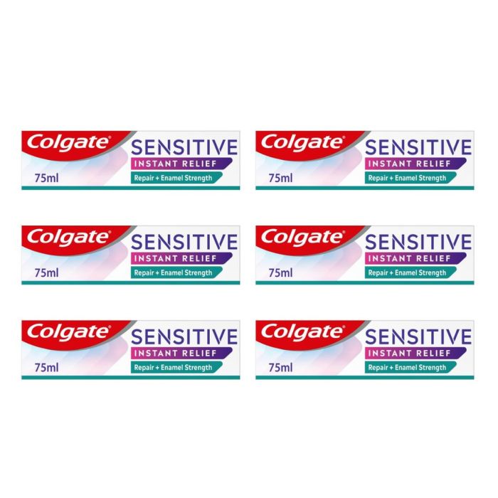 Colgate Sensitive Instant Relief Enamel Repair Toothpaste 75 ml - Pack of 6