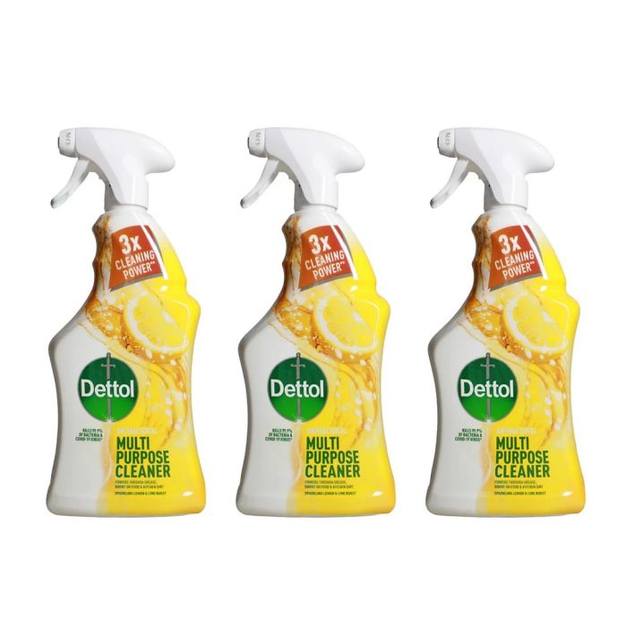 Dettol Floor & Multipurpose Cleaner Disinfectant 4in1 Citrus 750ml - Pack of 3