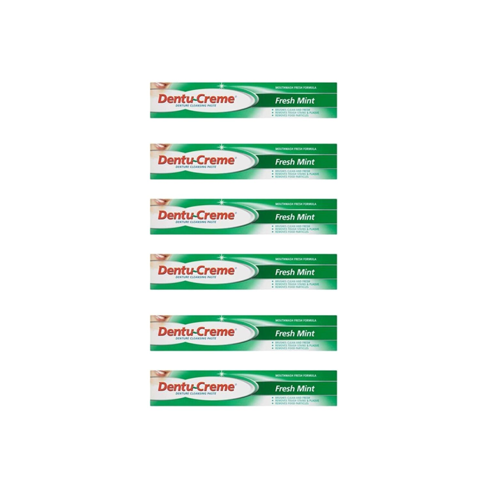 Dentu Creme Denture Cleansing Toothpaste Fresh Mint 75ml