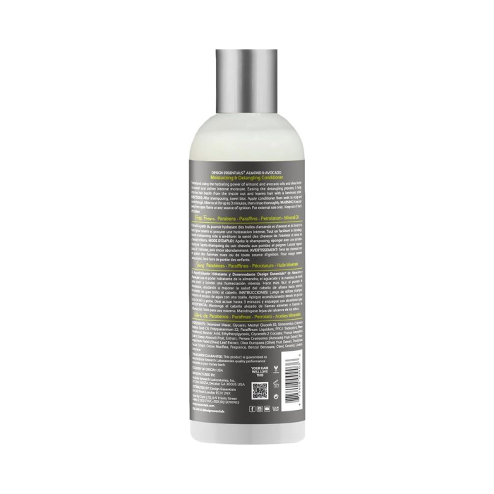 Design Essentials Natural Almond & Avocado Moisturising Conditioner 12oz - Pack of 2