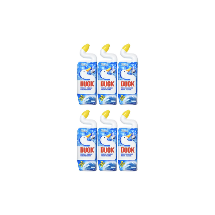 Duck Toilet Liquid Cleaner Marine 750ml - Pack of 6