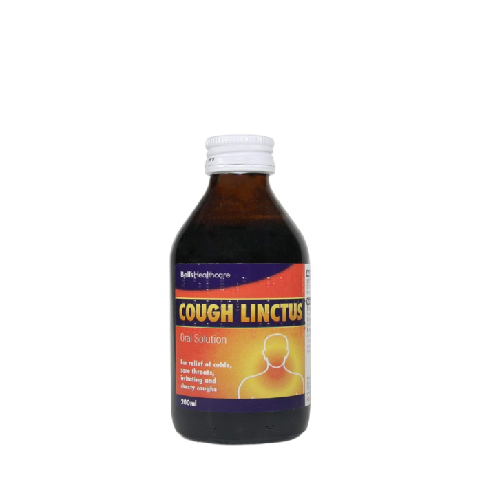 Bell's Healthcare Linctus Cough Syrup Oral Solution 200ml - Pack of 1