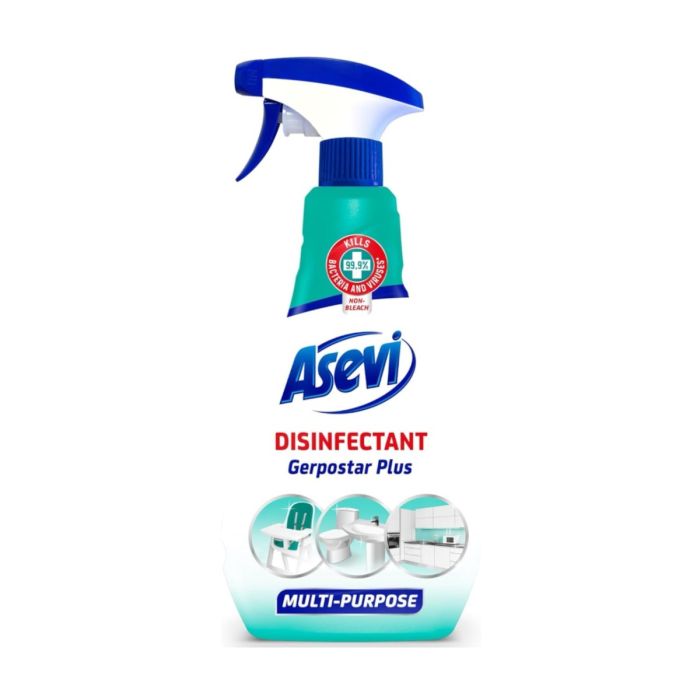 Asevi Gerpostar Plus Multi Purpose Disinfectant Cleaning Spray 750ml