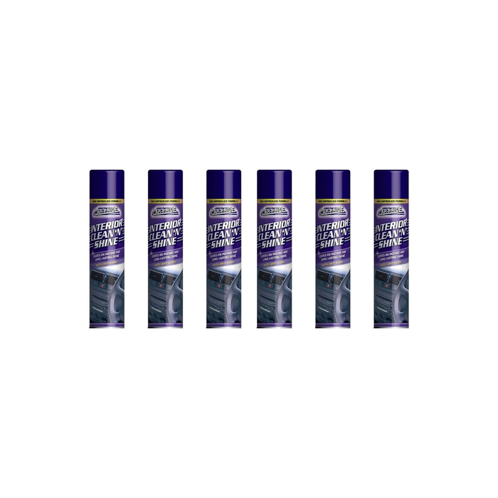 Car Pride Interior Clean n Shine Anti-Static Spray 300ml - Pack of 6