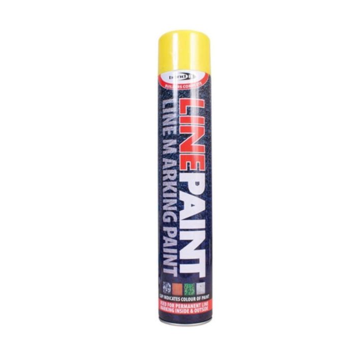Bond It Line Paint Marking Spray Yellow For Indoor & Outdoor Use 750ml
