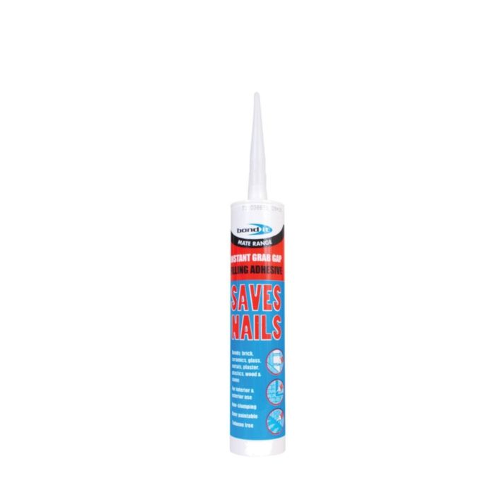 Bond It Mate Range Instant Grab Saves Nails Gap Filling Adhesive 300ml