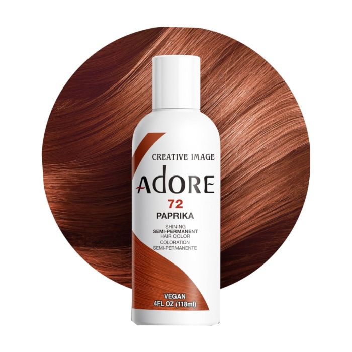 Adore Shining Semi Permanent Hair Colour 72 Paprika 118ml