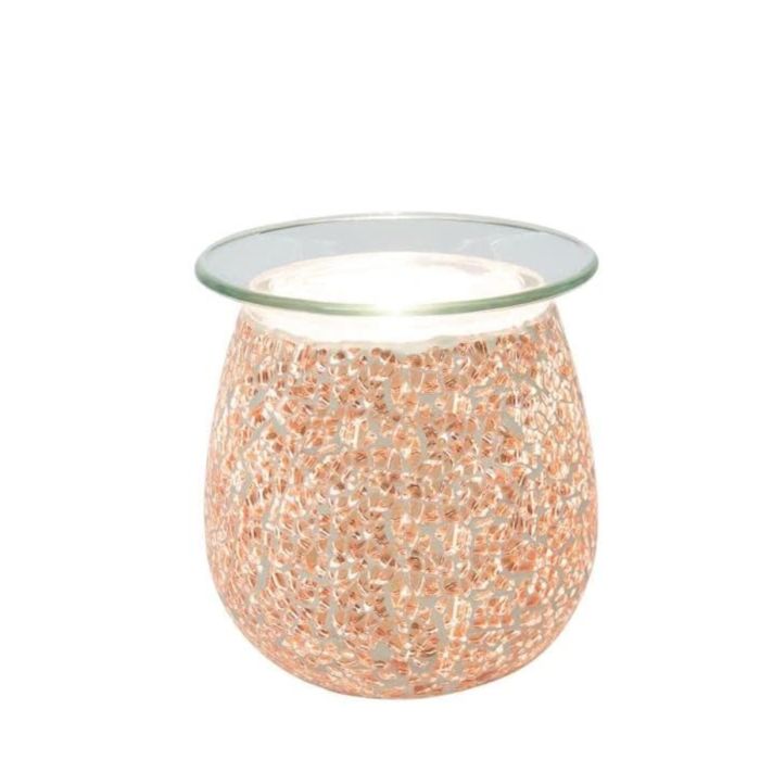 Airpure Rose Gold Mosaic Electric Wax Melter With Back Light 