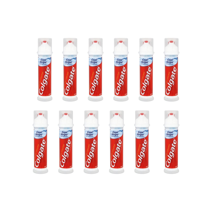 Colgate Toothpaste Pump Cool Stripe Cavity Protection Fluorid 100ml - Pack of 12
